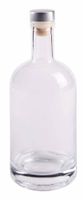 Szklana butelka PEARLY, pojemność ok. 750 ml.