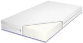 Materac Piankowy 120x200x8cm Dwustronny H3 z Pokrowcem Antyalergiczny V