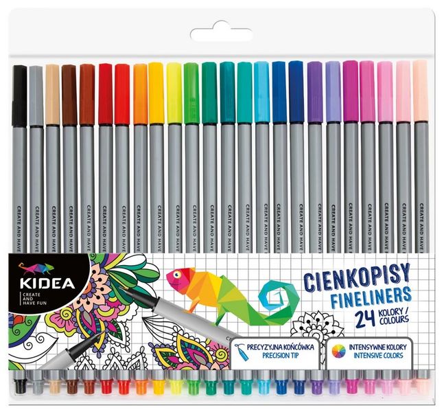CIENKOPISY 24 KOLORY KIDEA 4314 zdjęcie 1