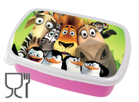 Pojemnik śniadaniowy - Lunchbox - Pingwiny z Madagaskaru