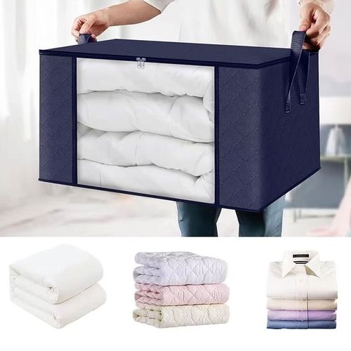 4x ORGANIZER POKROWIEC TORBY DO PRZECHOWYWANIA UBRAŃ POŚCIELI PREMIUM na Arena.pl