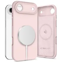 etui tech-protect silicone magsafe na iphone 17 air - różowe