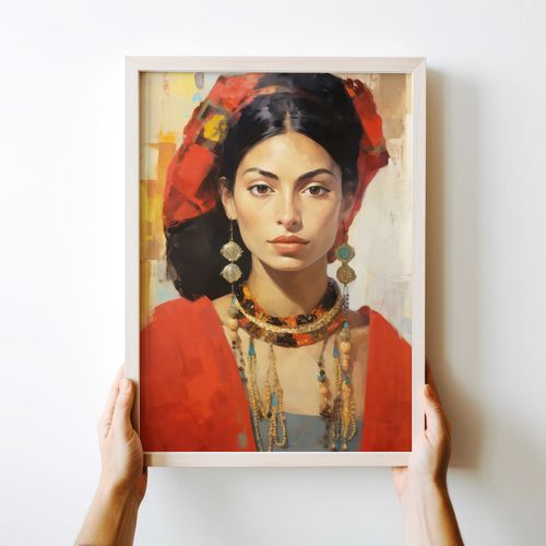 Plakat portret kobiety 30x40 cm na Arena.pl