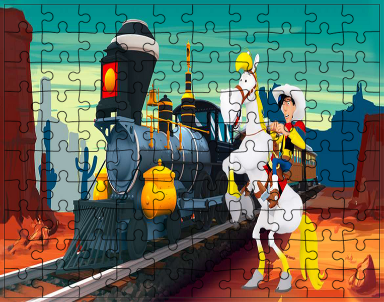 Puzzle Lucky Luke zdjęcie 1