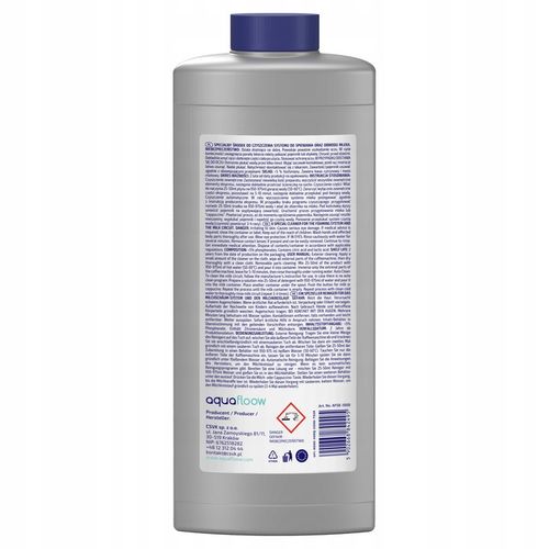 Płyn do czyszczenia obiegu mleka w ekspresie AquaFloow Cleani 2x 1l na Arena.pl