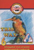 kin kredki trio wax jumbo 8271/2 6 kol. 10 mm 7269
