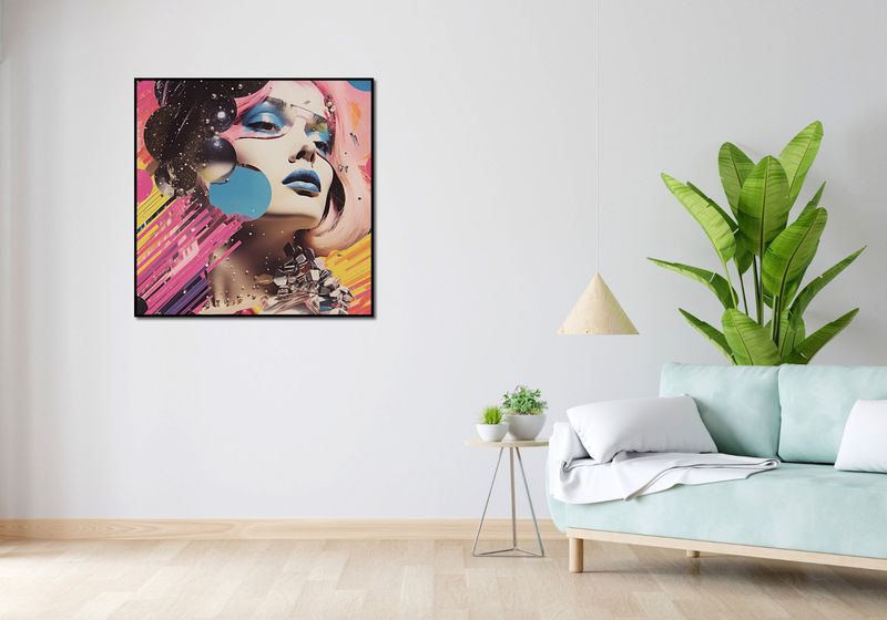 Plakat 90x90cm Portret Neo zdjęcie 4