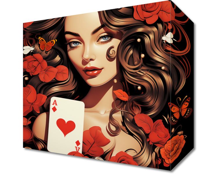 Obraz 20x20cm Różany Hazard zdjęcie 1