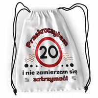 Plecak Urodziny 20 20Te Sportowy Szkolny Worek Z Nadrukiem Ze Zdjęciem