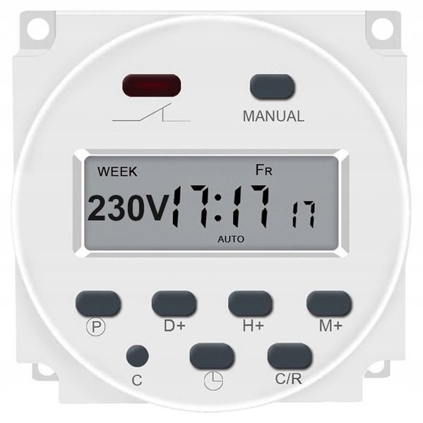 Włącznik Wyłacznik CZASOWY 230V PROGRAMATOR TIMER zdjęcie 1