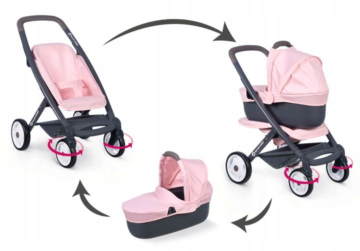 Smoby Maxi-Cosi Quinny Wózek dla lalki zestaw 3 w 1 zdjęcie 2