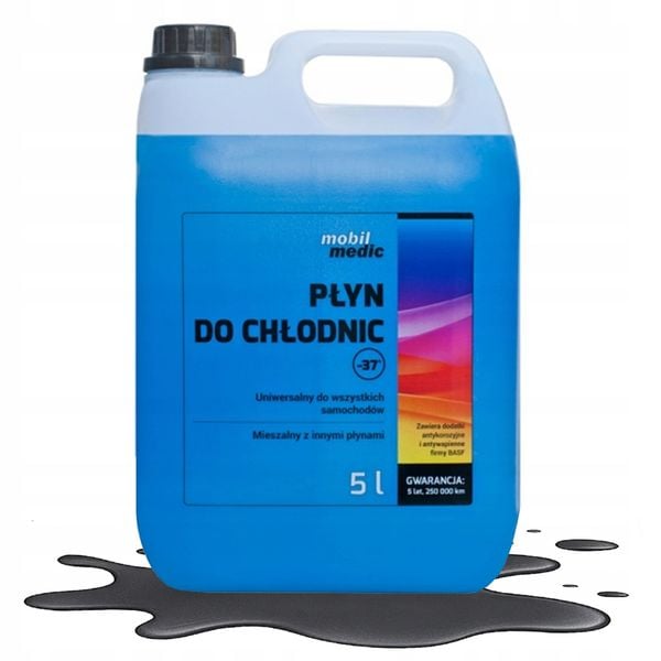 UNIWERSALNY PŁYN DO CHŁODNIC 5L MOBIL MEDIC zdjęcie 1