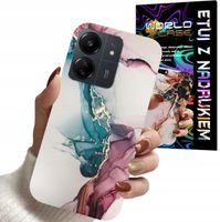 ETUI CASE DO XIAOMI REDMI 13C - MARMUR WZORY DLA KOBIET PLECKI OBUDOWA