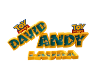 Personalizowany Napis Toy Story Chmurki Dekoracja