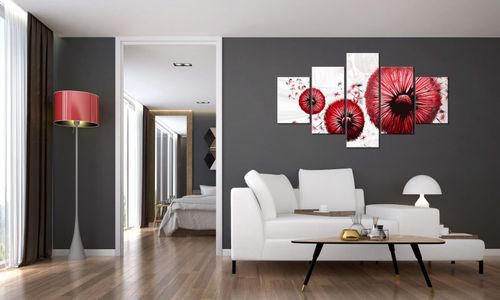 Obraz Drukowany 125X70 Czerwone Dmuchawce na Arena.pl