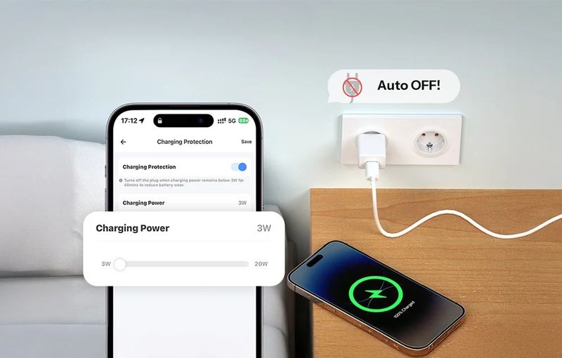 Sonoff WS01TPF-E WiFi Matter Inteligentne Gniazdko Ścienne Typ F Schuko 16A zdjęcie 10