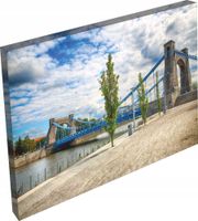 OBRAZ na płótnie WIDOK MIASTO most Londyn 120x80