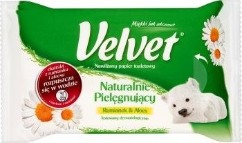Velvet Nawilżany papier toaletowy rumianek i aloe vera 42 szt na Arena.pl