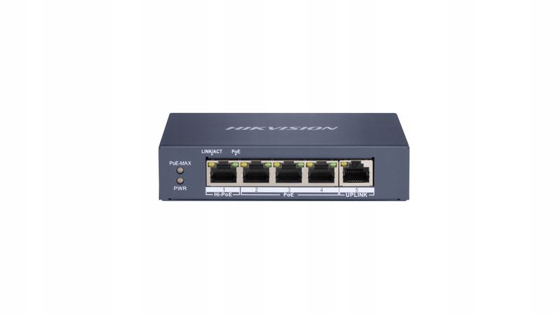 SWITCH POE HIKVISION DS-3E0505HP-E zdjęcie 2