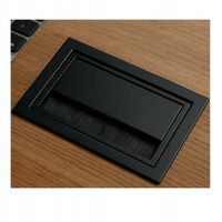 Przepust, przelotka kabla, przepust metalowa prostokątna 80 x 120 mm