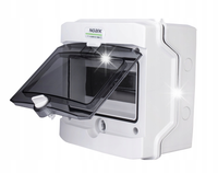 PLASTIKOWA OBUDOWA INSTALACYJNA Natynkowa IP65 1X8 modułów. PHS 8T NOARK 10