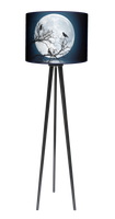 Lampa podłogowa - trójnóg drewniana duża - Moon