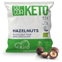 COCOA Orzechy Laskowe W Czekoladzie KETO Z Olejem MCT Bezglut. BIO 70 g