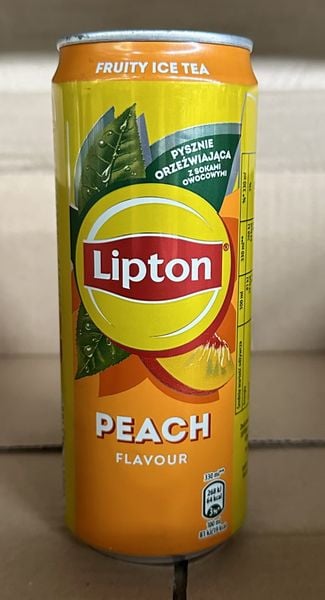 Lipton 0,33l Puszka Brzoskwinia zdjęcie 1