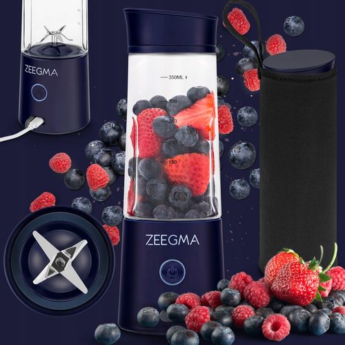 BLENDER BEZPRZEWODOWY KIELICHOWY 450ml 300W GRANATOWY zabierz ze sobą! na Arena.pl