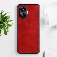 Etui AIORIA Vintage LEATHER do Realme C55 czerwony