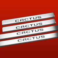 Listwa progowa CITROEN C4 CACTUS CACTUS Stal nierdzewna 304 mat 4szt