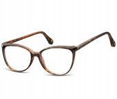 Damskie okulary zerówki KOCIE Oprawki korekcyjne optyczne SUNOPTIC panterka