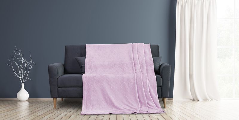 Koc AmeliaHome NESSA POWDERPINK 220X240 zdjęcie 4