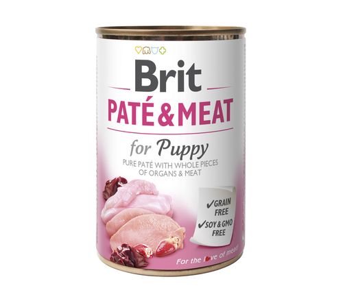 Brit Pate & Meat Puppy Kurczak Z Indykiem 400g na Arena.pl