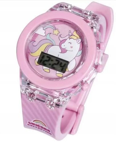 zegarek elektroniczny UNICORN jednorożec LED dla dziewczynki dziecka dzieci na Arena.pl