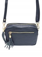 Laura Biaggi - torebka listonoszka skóra naturalna granatowy TS 04-554