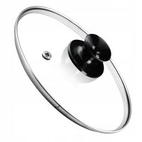 KADAX Pokrywka Szklana 22cm Pokrywa Patelni Garnka