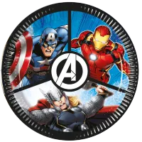 talerze papierowe avengers 20 cm 8 szt.