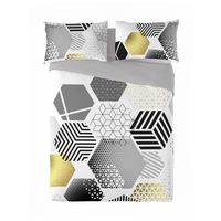 Komplet pościeli 220x200 satyna bawełniana MATEX PRESTIGE 19