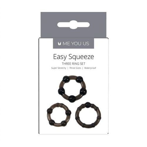 me you us easy squeeze cock ring set black na Arena.pl