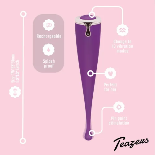 satisfyer pointer vibe - precyzyjny mini masażer silikonowy, 10 trybow na Arena.pl