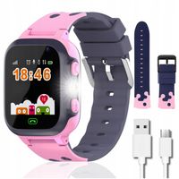 SMARTWATCH ZEGAREK DLA DZIECI MENU PL SIM APARAT GRY ODTWARZACZ MUZYKI 2024