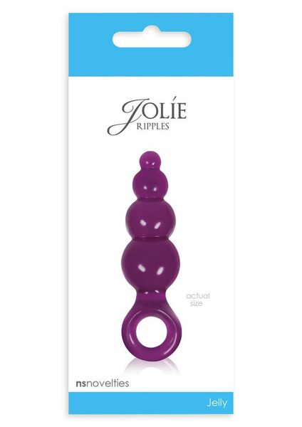JOLIE RIPPLES MINI PLUM Korek analny zdjęcie 2