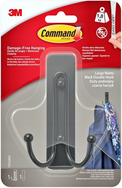 COMMAND METAL L1 PODWOJNY 17036BEE BLACK zdjęcie 5