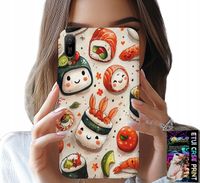 ETUI DO HUAWEI Y6 2019 - SŁODKIE UŚMIECHNIĘTE SUSHI OBUDOWA CASE