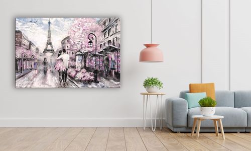 OBRAZ NA PŁÓTNIE 080 Paryż 100x70cm na Arena.pl