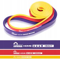 Gumy do ćwiczeń taśmy oporowe fitness crossfit Majestic Sport Home Band x3