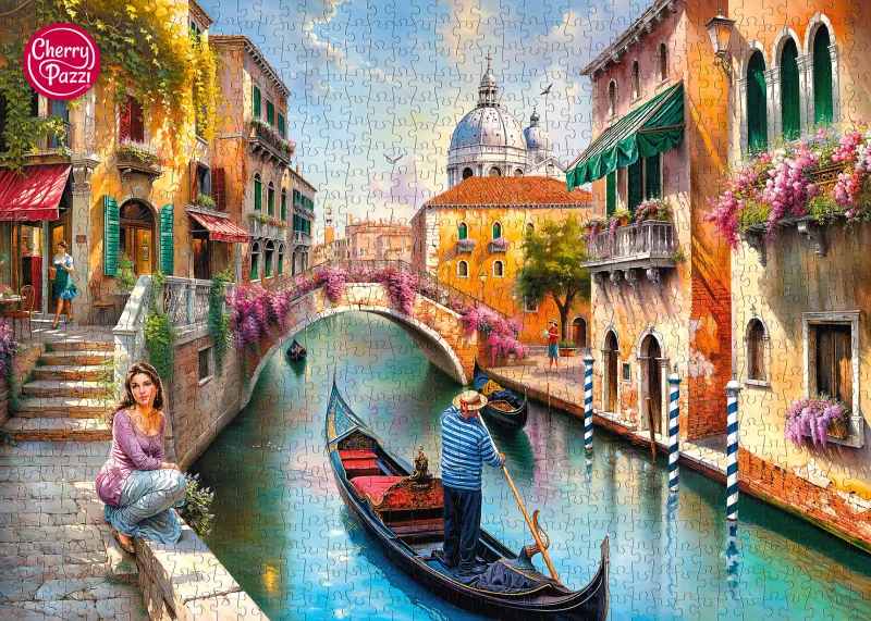 Puzzle 1000 elementów. Lato w Wenecji 30745 zdjęcie 3