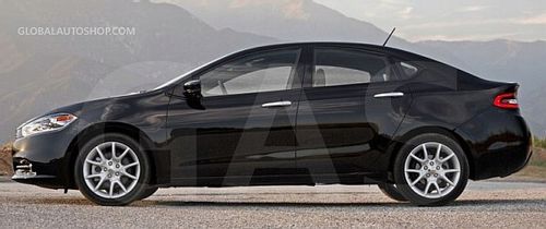 DODGE DART -Listwy CHROM na drzwi boczne dekoracyjne chromowane na Arena.pl