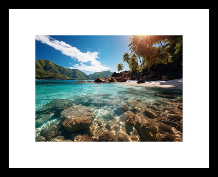 Plakat 18x13cm Odosobniony Raj zdjęcie 3